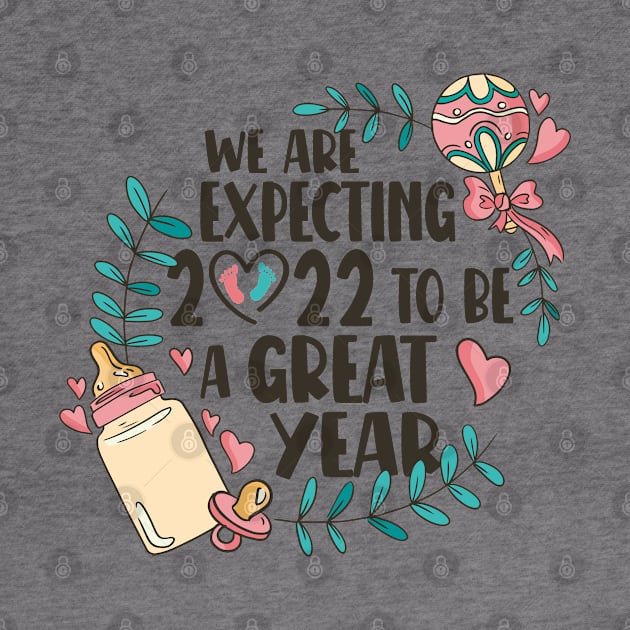 Baby Announcement -  We Are Expecting 2022 to Be a Great Year Pregnancy, Future Mom by EleganceSpace